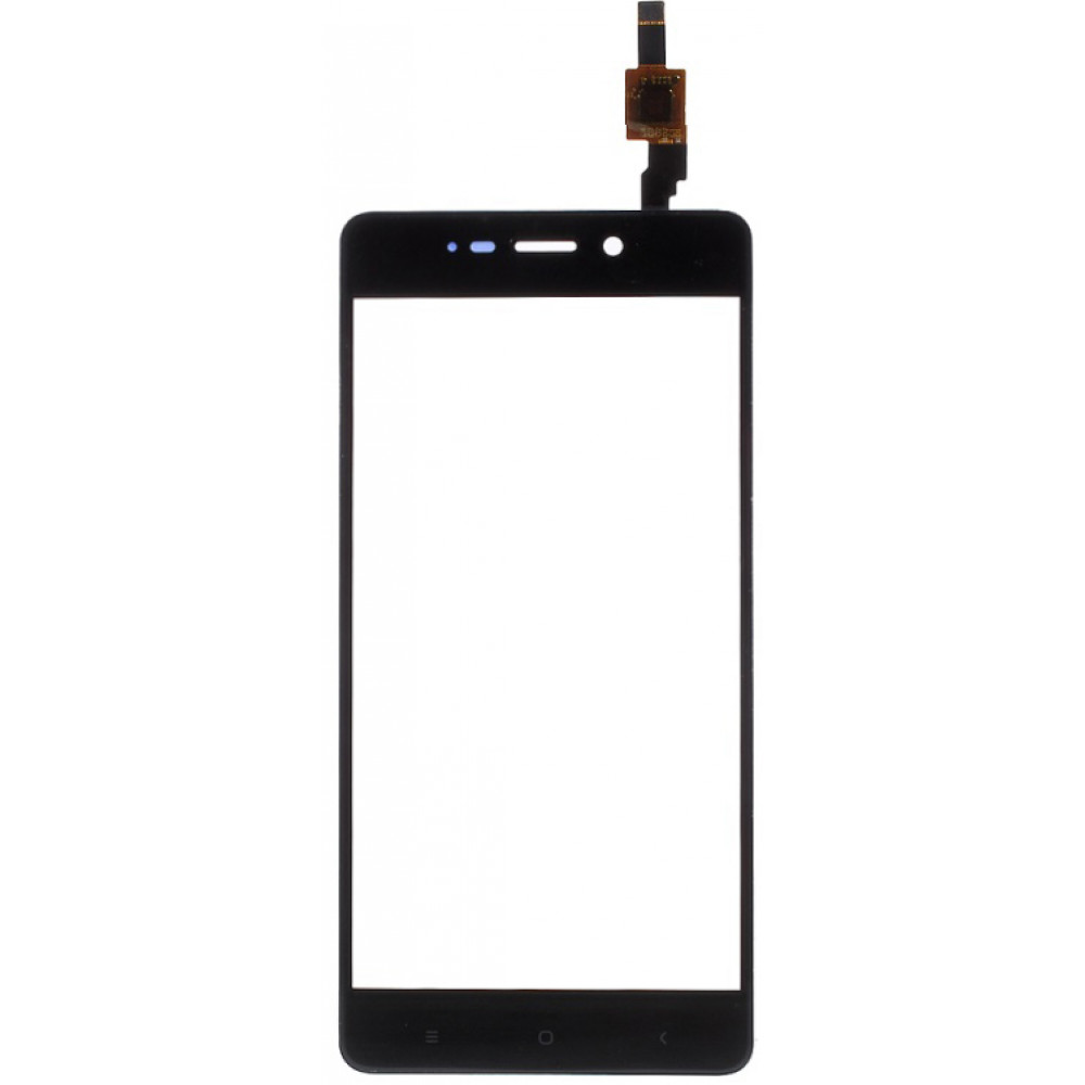 Сенсорное стекло (тачскрин) для Xiaomi Redmi 4, черное