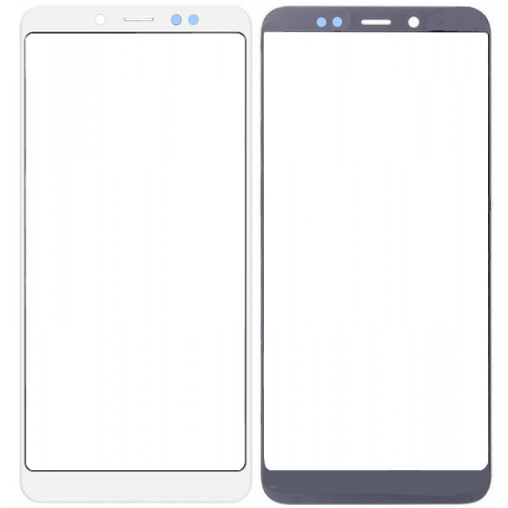 Сенсорное стекло (тачскрин) для Xiaomi Redmi Note 5 / Redmi Note 5 Pro, белое