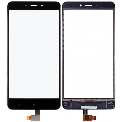 Сенсорное стекло (тачскрин) для Xiaomi Redmi Note 4, черное