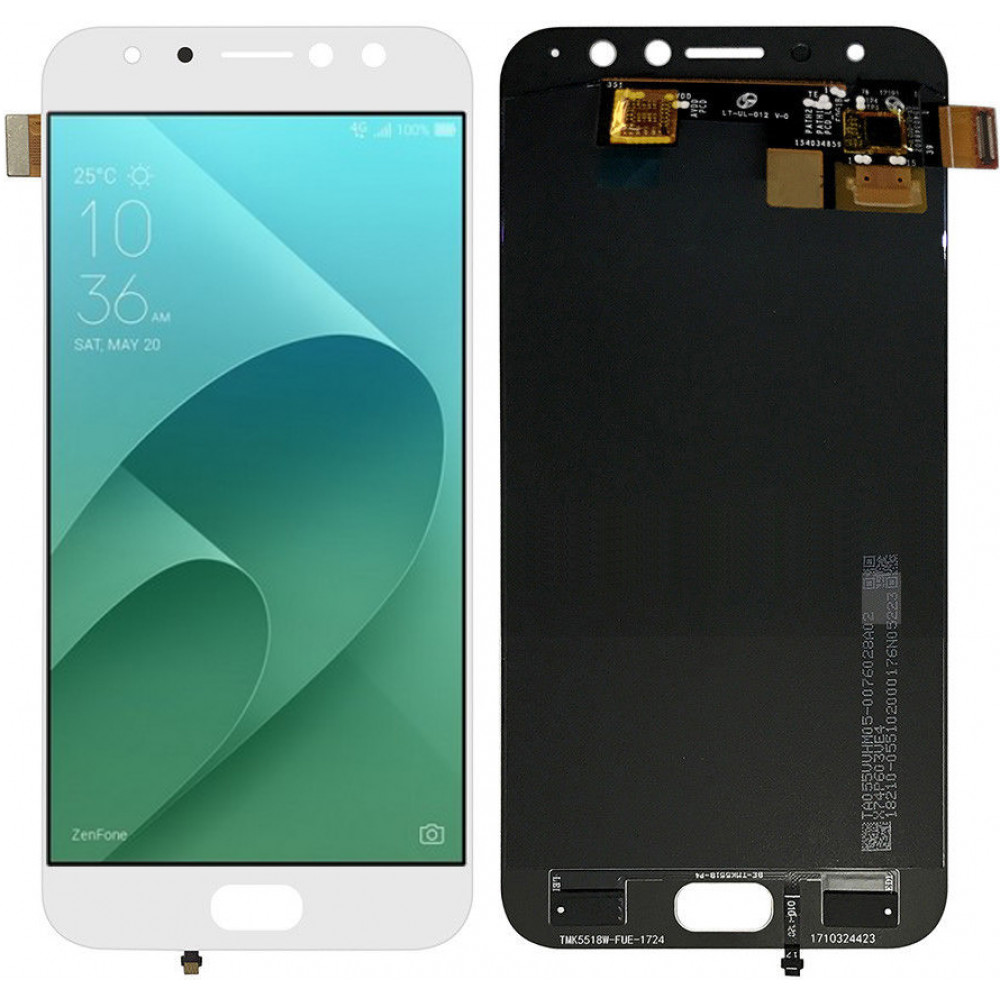 Дисплей для Asus Zenfone 4 Selfie Pro (ZD552KL) в сборе с тачскрином, белый