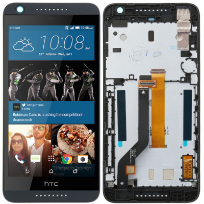 Дисплей для HTC Desire 626 в сборе с тачскрином и рамкой, черный