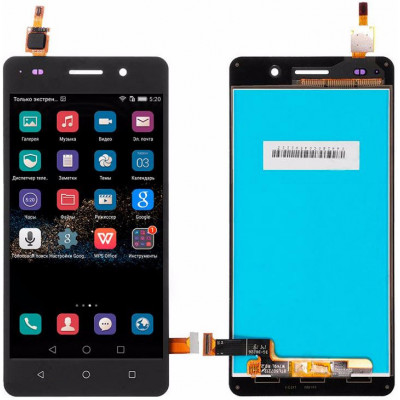 Дисплей для Huawei Honor 4C в сборе с тачскрином, черный
