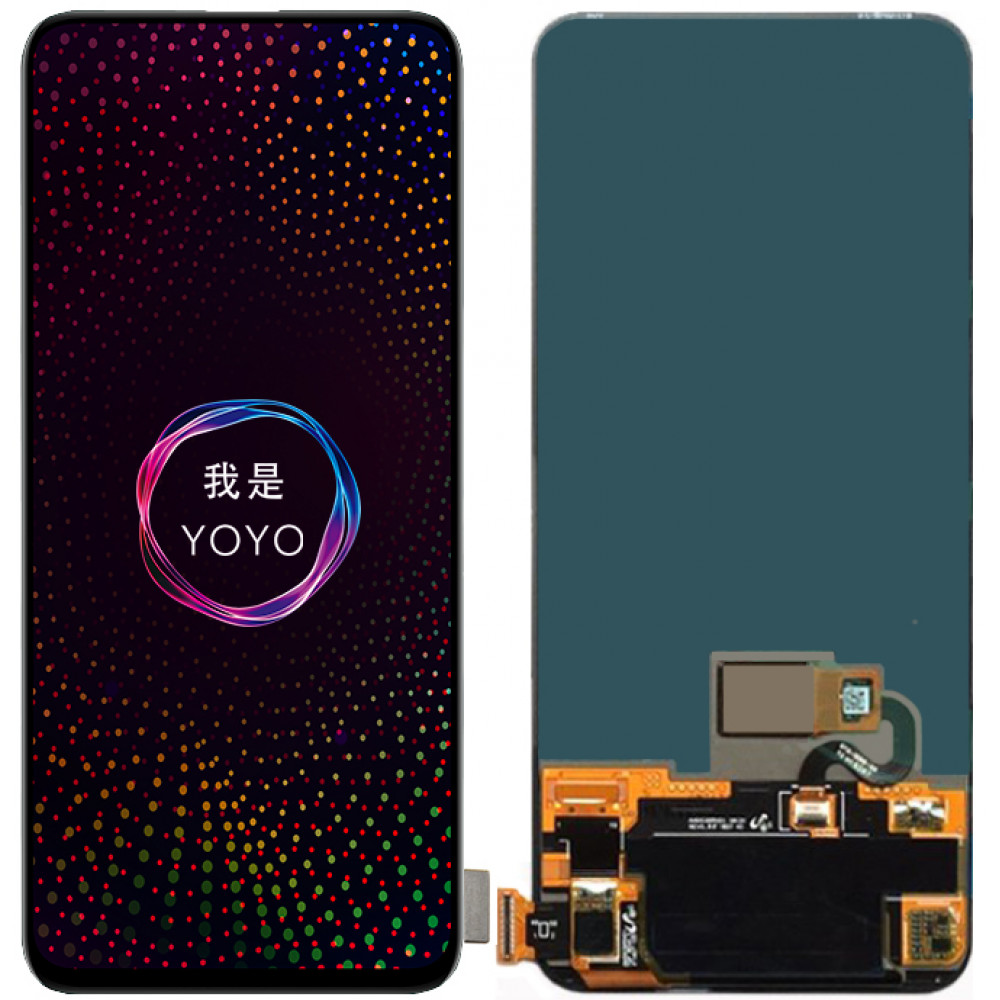 Дисплей для Huawei Honor Magic 2 в сборе с тачскрином, черный
