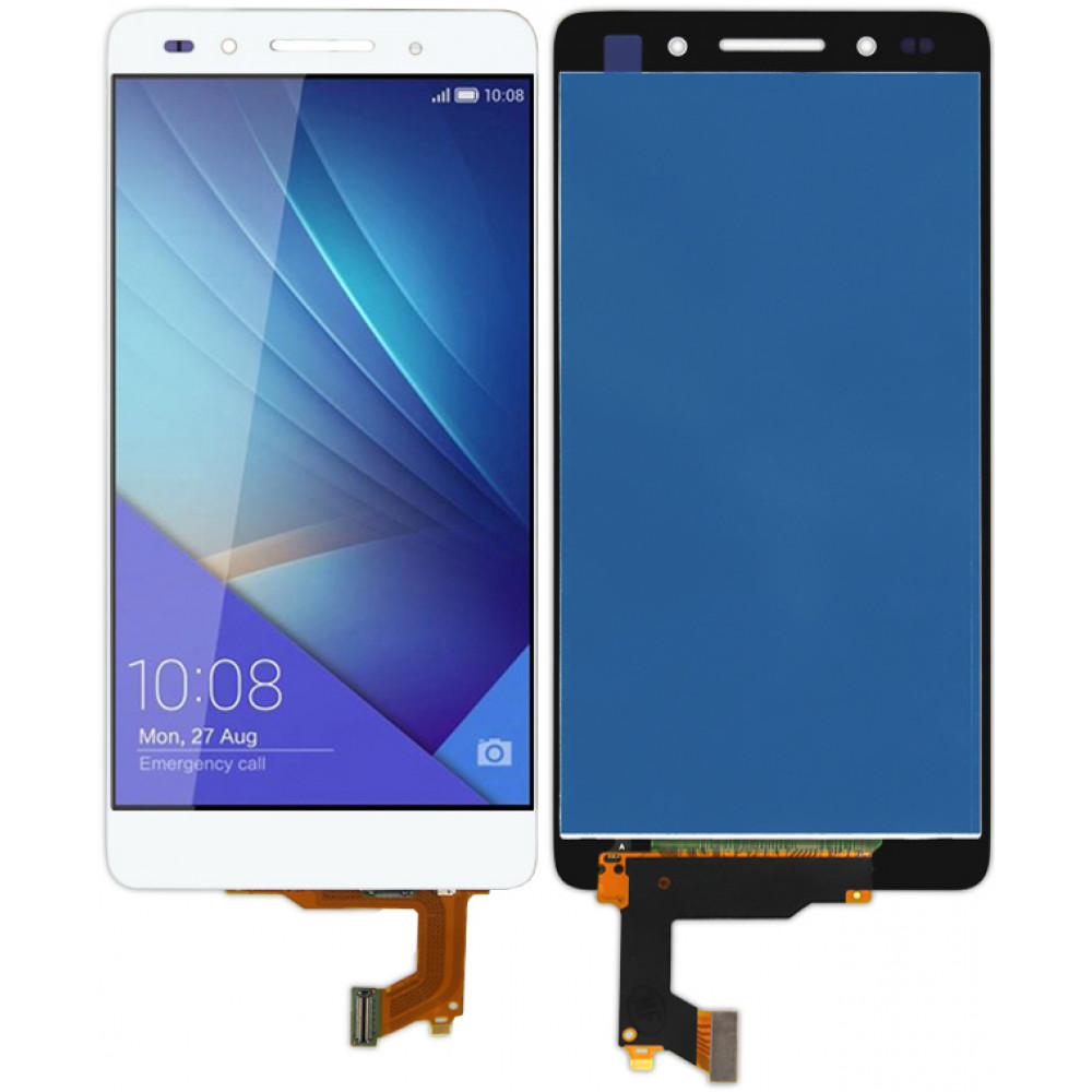 Дисплей для Huawei Honor 7 в сборе с тачскрином, белый
