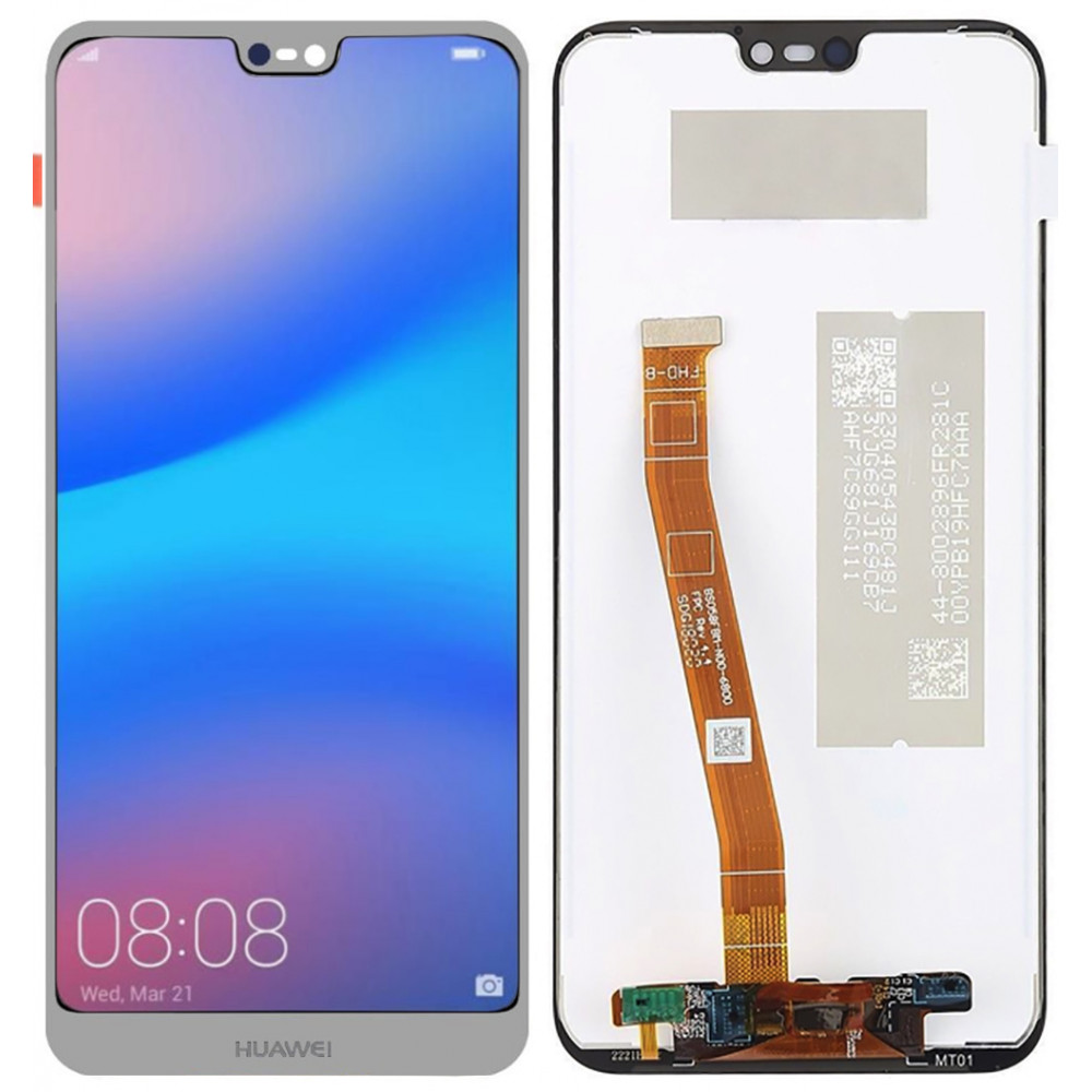 Дисплей для Huawei P20 Lite/ Nova 3E в сборе с тачскрином, белый