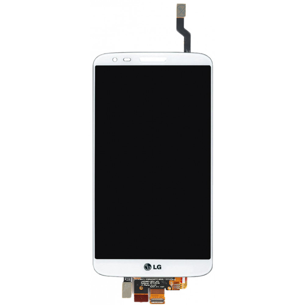 Дисплей для LG G2 (D802) в сборе с тачскрином, белый