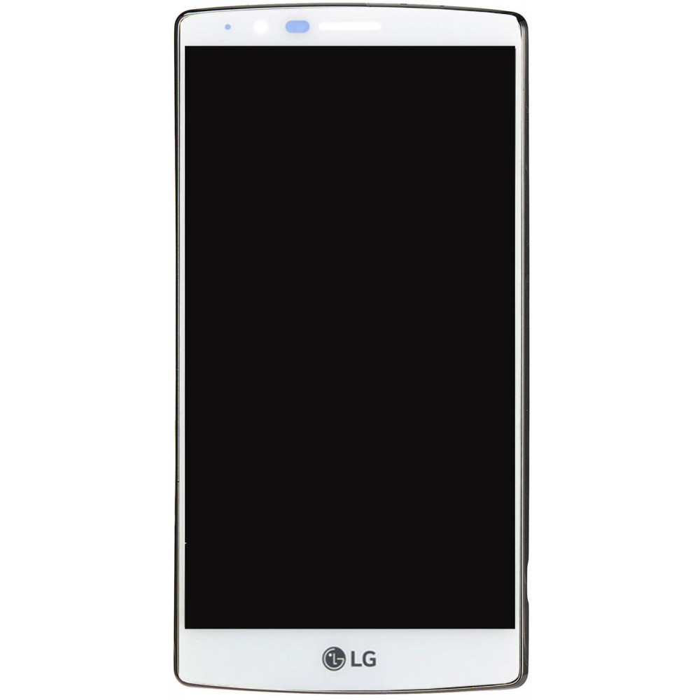 Дисплей для LG G4 (H818/H815) в сборе с тачскрином и рамкой, белый