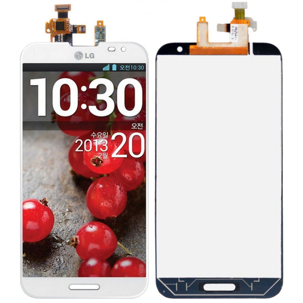Дисплей для LG Optimus G Pro (E980/E988) в сборе с тачскрином, белый