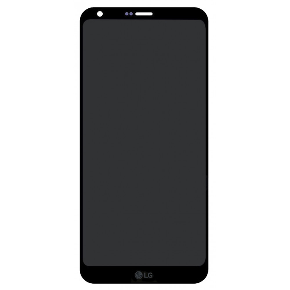 Дисплей для LG Q6 в сборе с тачскрином и рамкой, черный