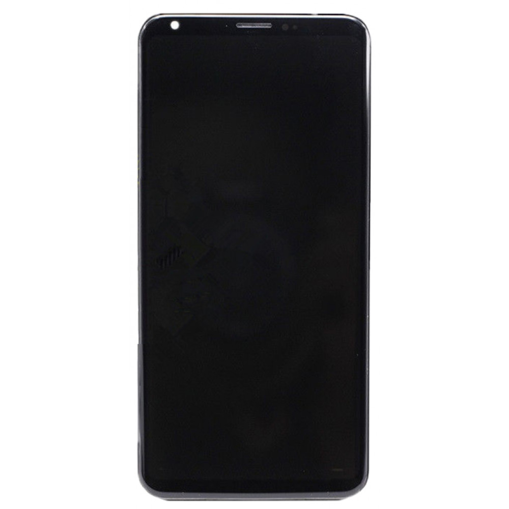 Дисплей для LG V30 Plus (V30) в сборе с тачскрином и рамкой, черный