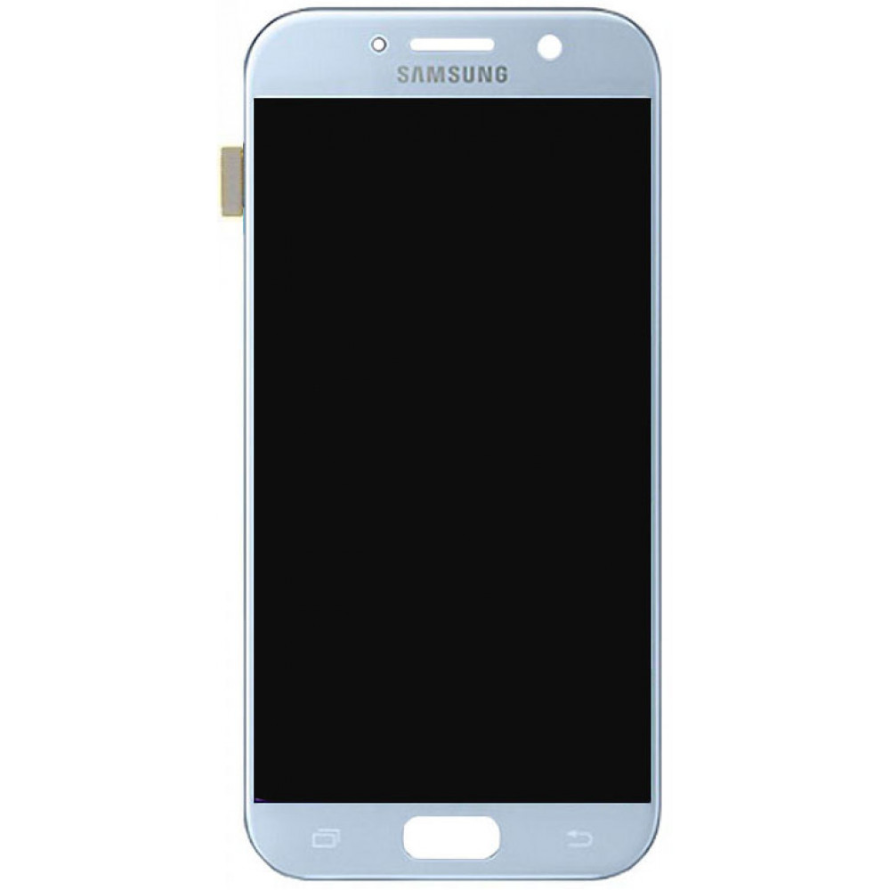 Дисплей для Samsung Galaxy A3 (A320F 2017) в сборе с тачскрином, голубой