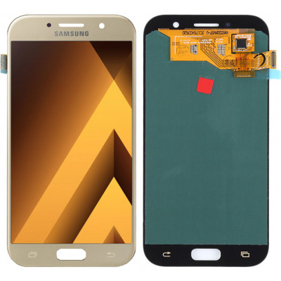 Дисплей для Samsung Galaxy A5 (A520 2017) в сборе с тачскрином, золотой