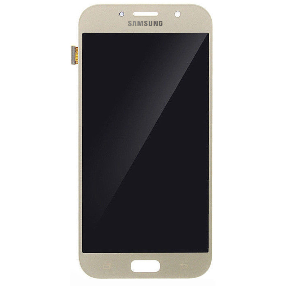 Дисплей для Samsung Galaxy A7 (A720 2017) в сборе с тачскрином, золотой