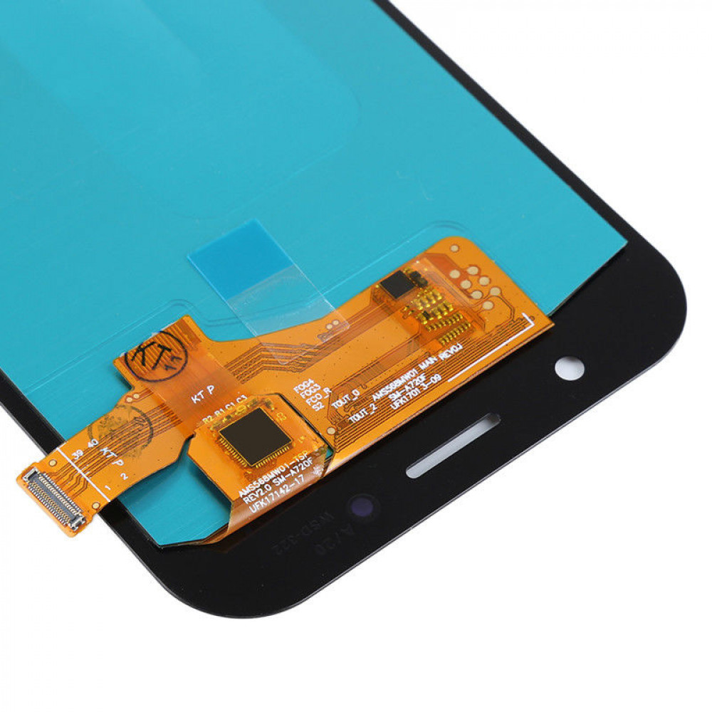 Дисплей для Samsung Galaxy A7 (A720 2017) в сборе с тачскрином, золотой