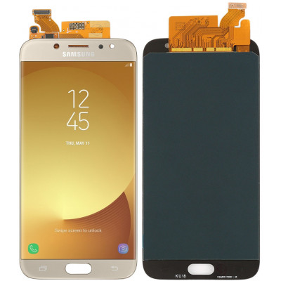 Дисплей для Samsung Galaxy J7 (J730 2017) в сборе с тачскрином, золотой