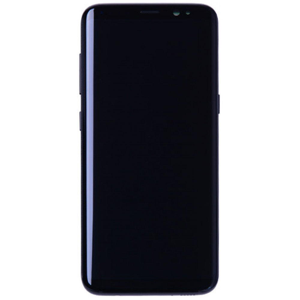 Дисплей для Samsung Galaxy S8 в сборе с тачскрином и рамкой, черный