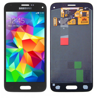 Дисплей для Samsung Galaxy S5 Mini (G800) в сборе с тачскрином, черный