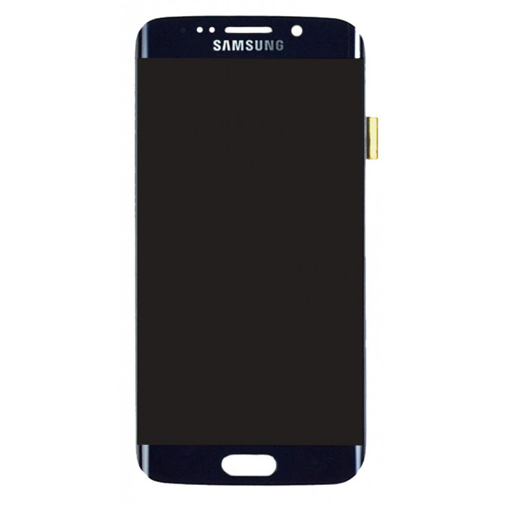 Дисплей для Samsung Galaxy S6 EDGE (G925F) в сборе с тачскрином и рамкой, черный