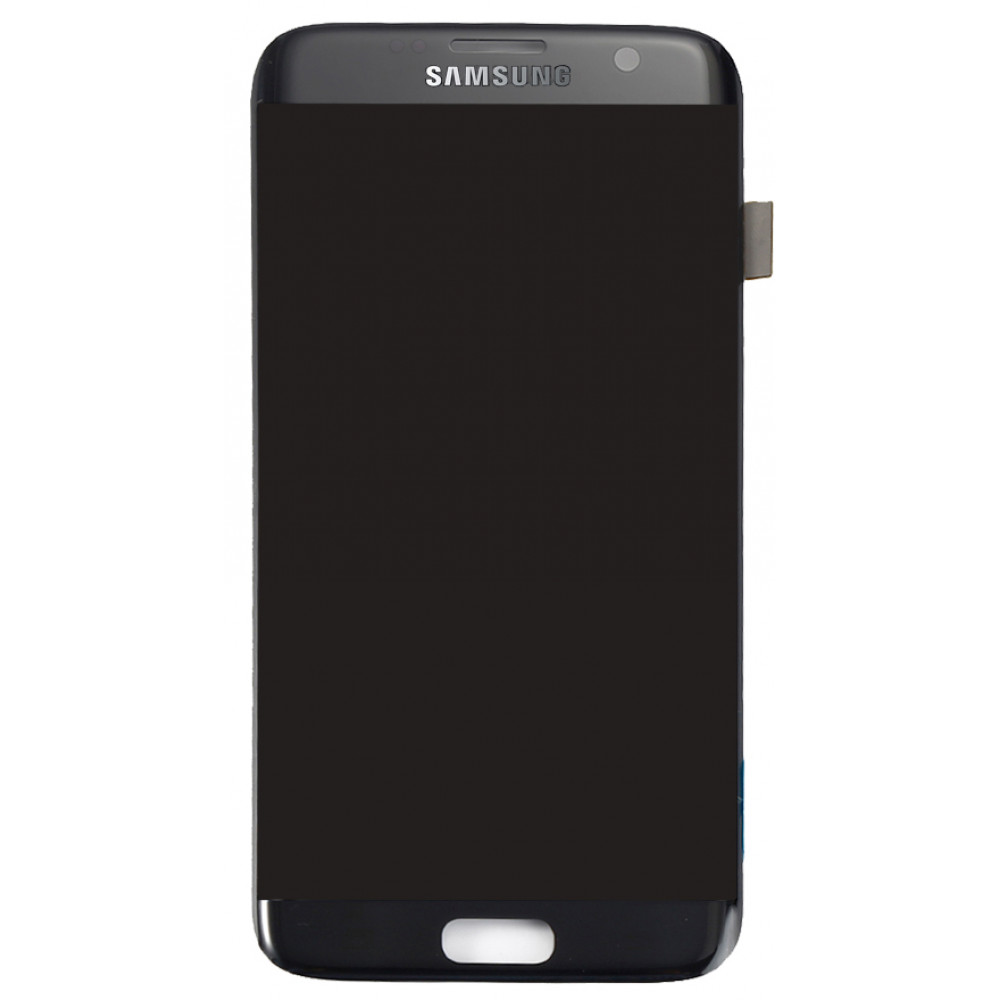 Дисплей для Samsung Galaxy S7 EDGE (G935) в сборе с тачскрином и рамкой, черный