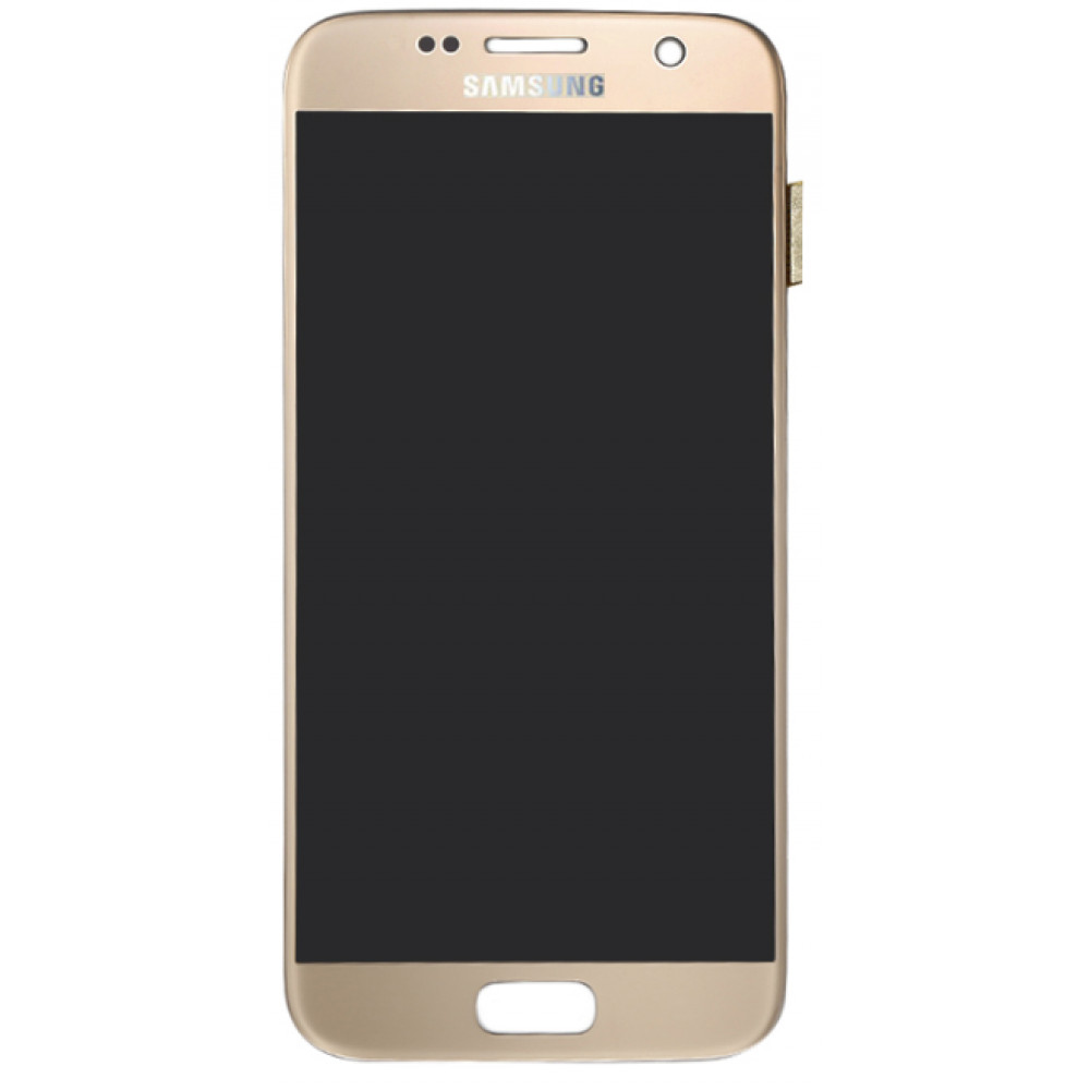 Дисплей для Samsung Galaxy S7 (G930F 2016) в сборе с тачскрином, золотой