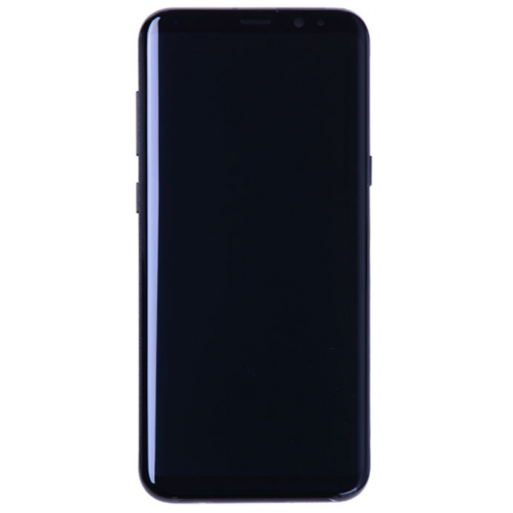 Дисплей для Samsung Galaxy S8 Plus в сборе с тачскрином и рамкой, черный