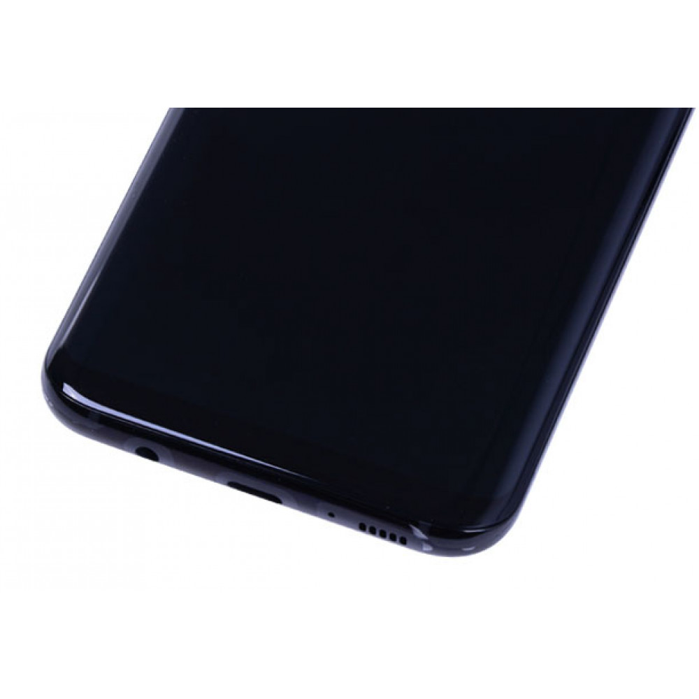 Дисплей для Samsung Galaxy S8 Plus в сборе с тачскрином и рамкой, черный
