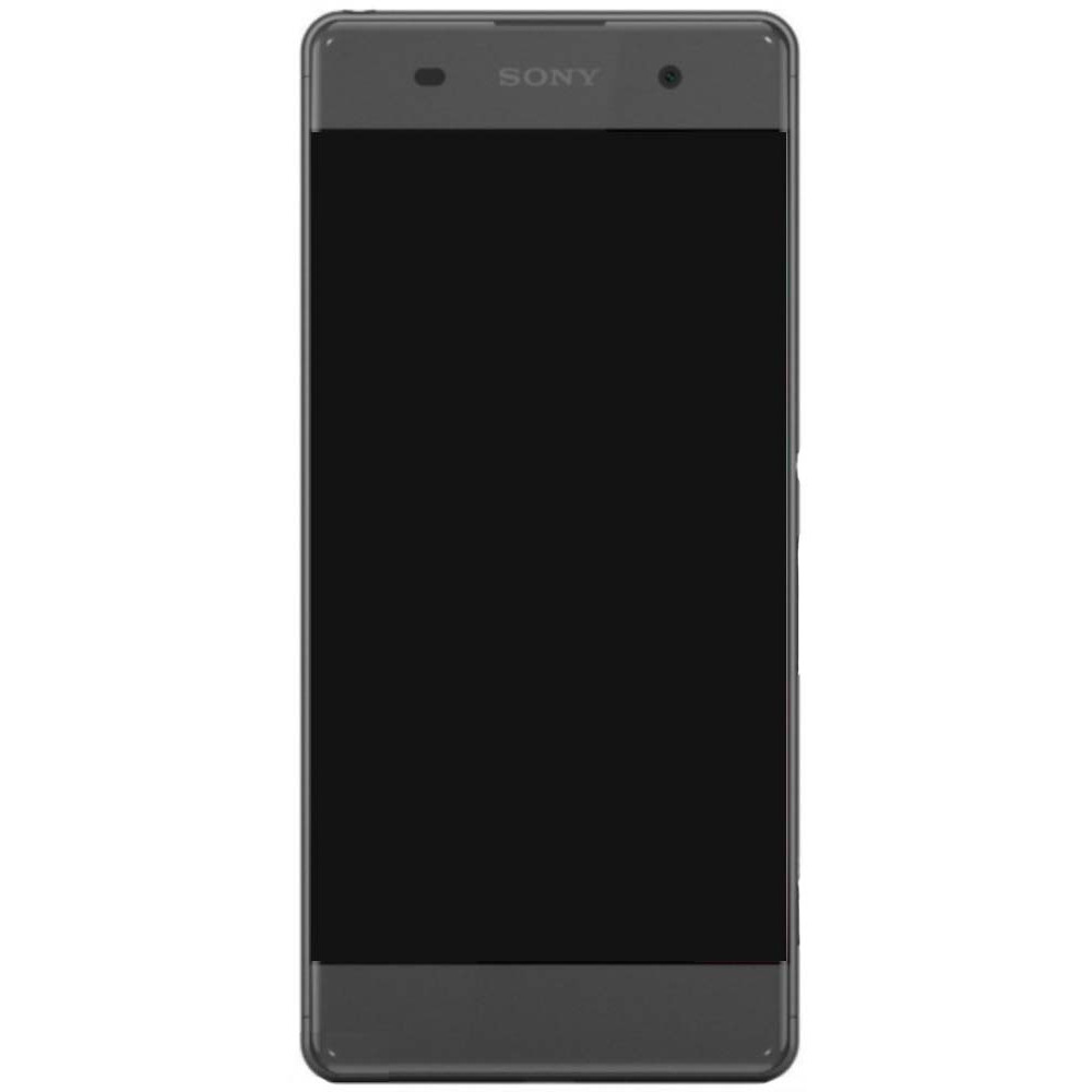 Дисплей для Sony Xperia X (F5121) в сборе с тачскрином и рамкой, серый