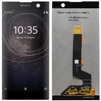 Дисплей для Sony Xperia XA2 в сборе с тачскрином, черный