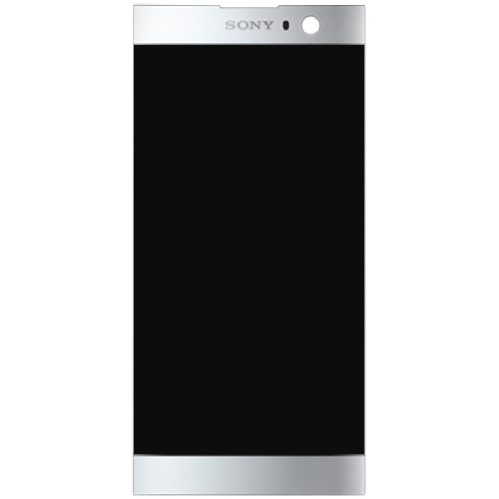 Дисплей для Sony Xperia XA2 в сборе с тачскрином, серебро