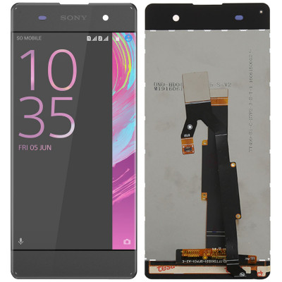 Дисплей для Sony Xperia XA (F3111) в сборе с тачскрином, серый