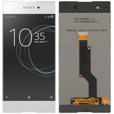 Дисплей для Sony Xperia XA1 в сборе с тачскрином, белый