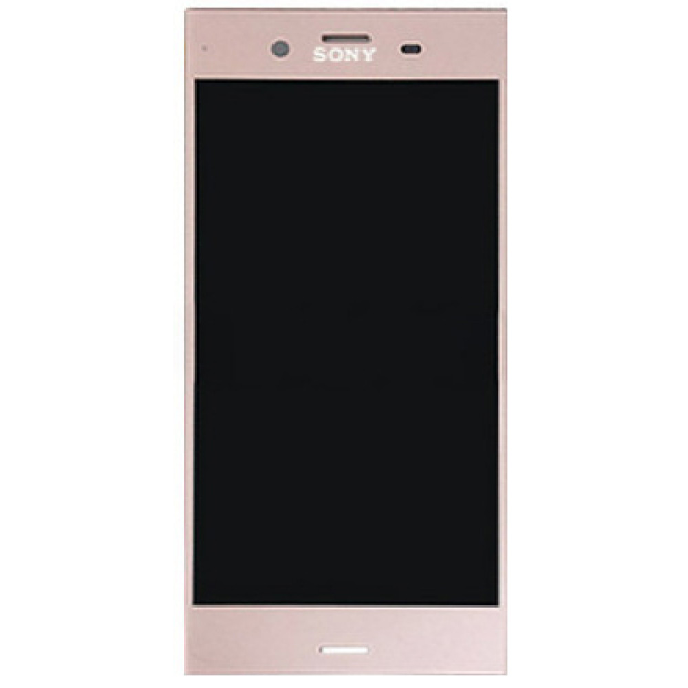 Дисплей для Sony Xperia XZ1 в сборе с тачскрином, розовый