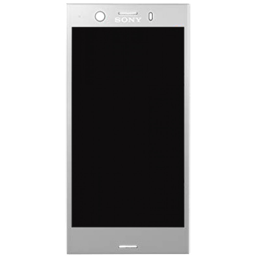 Дисплей для Sony Xperia XZ1 mini в сборе с тачскрином, серебро