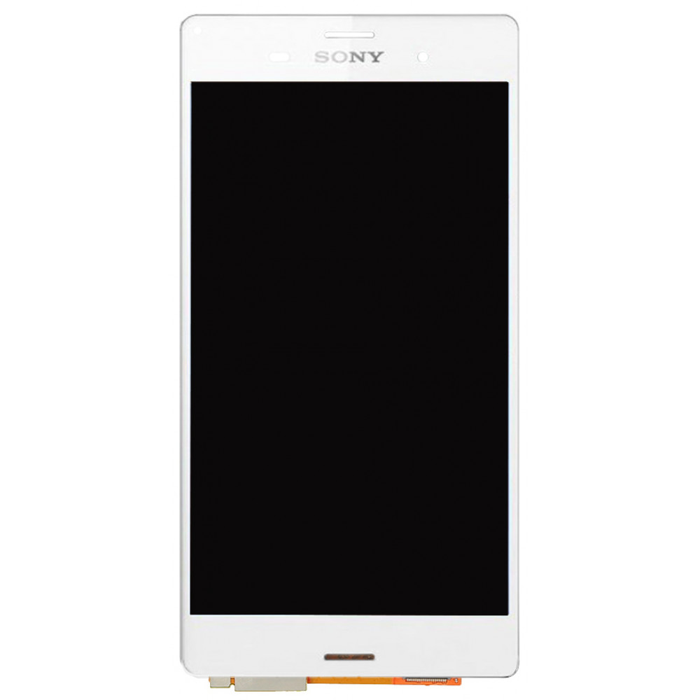 Дисплей для Sony Xperia Z3 (D6603) в сборе с тачскрином, белый