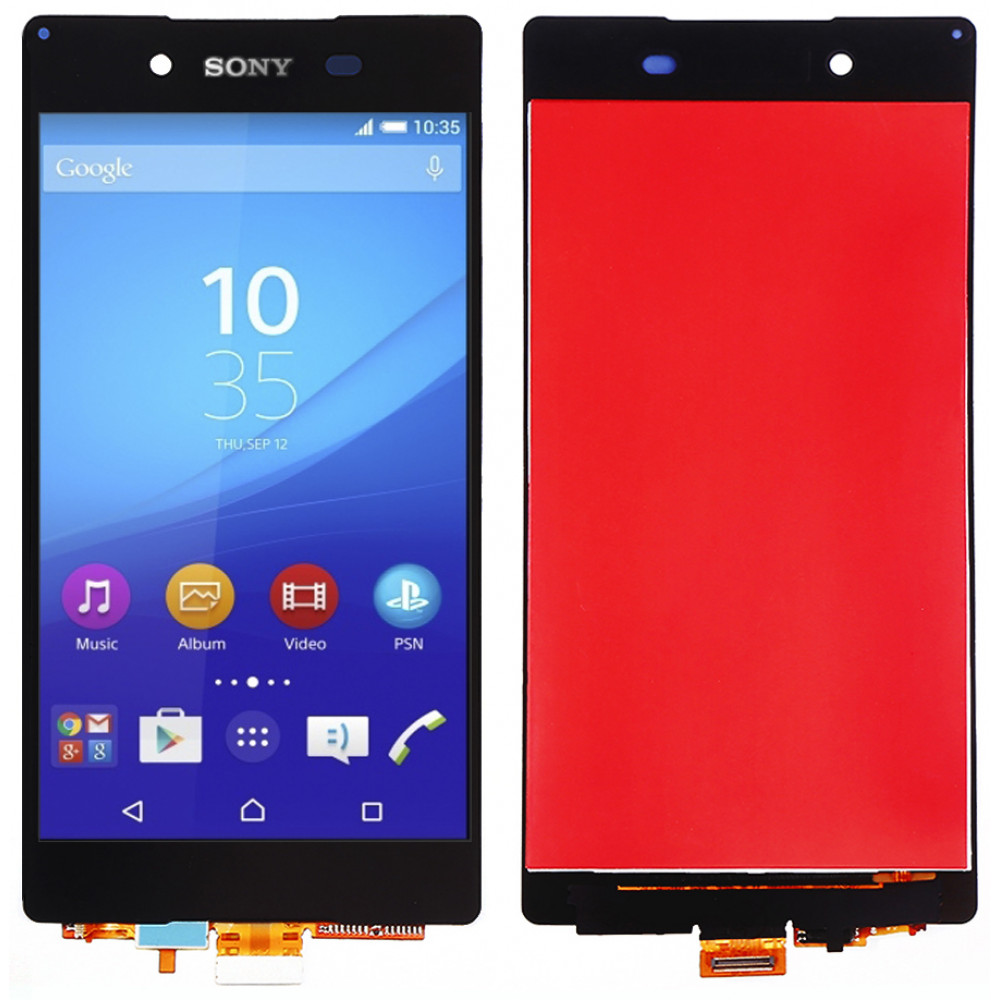Дисплей для Sony Xperia Z3 Plus в сборе с тачскрином, черный