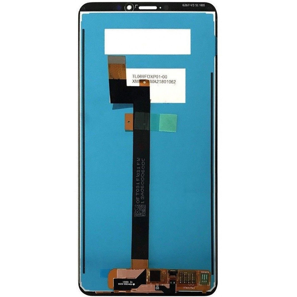 Дисплей для Xiaomi Mi Max 3 в сборе с тачскрином, черный