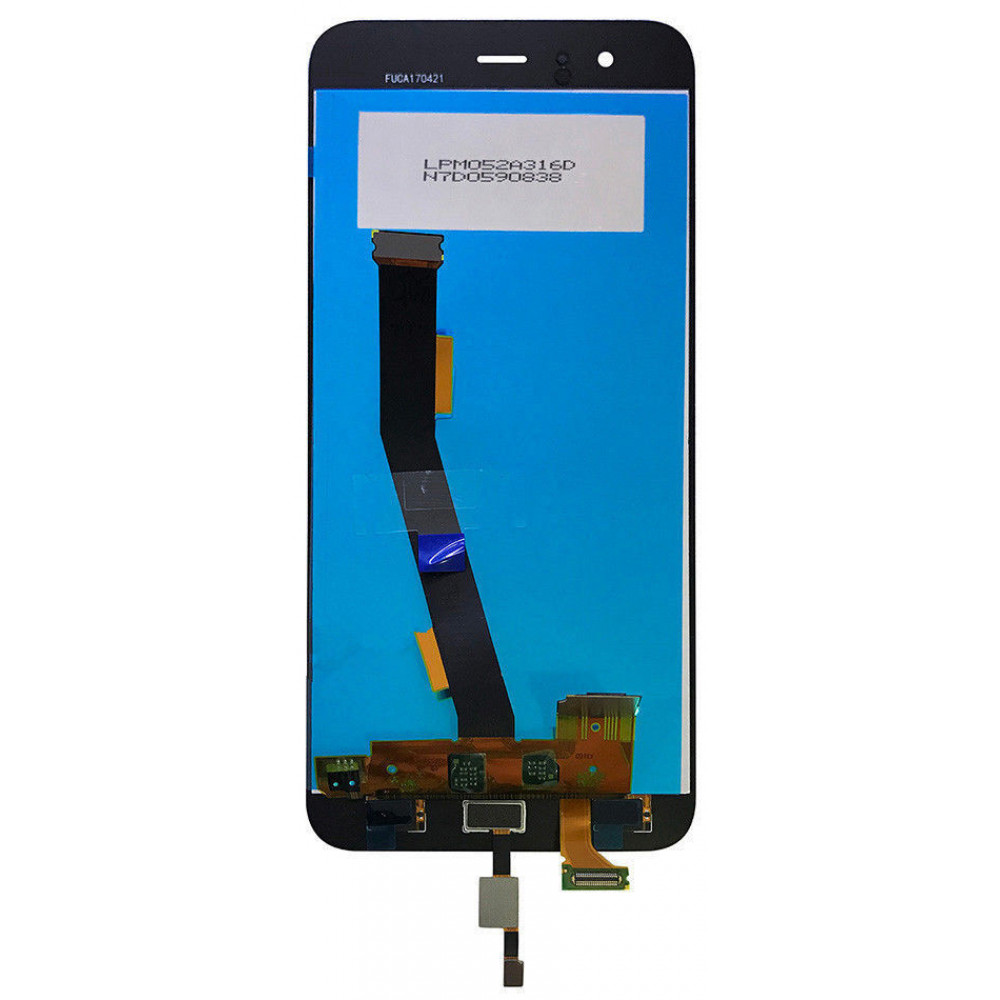 Дисплей для Xiaomi Mi6 в сборе с тачскрином и датчиком отпечатка, черный