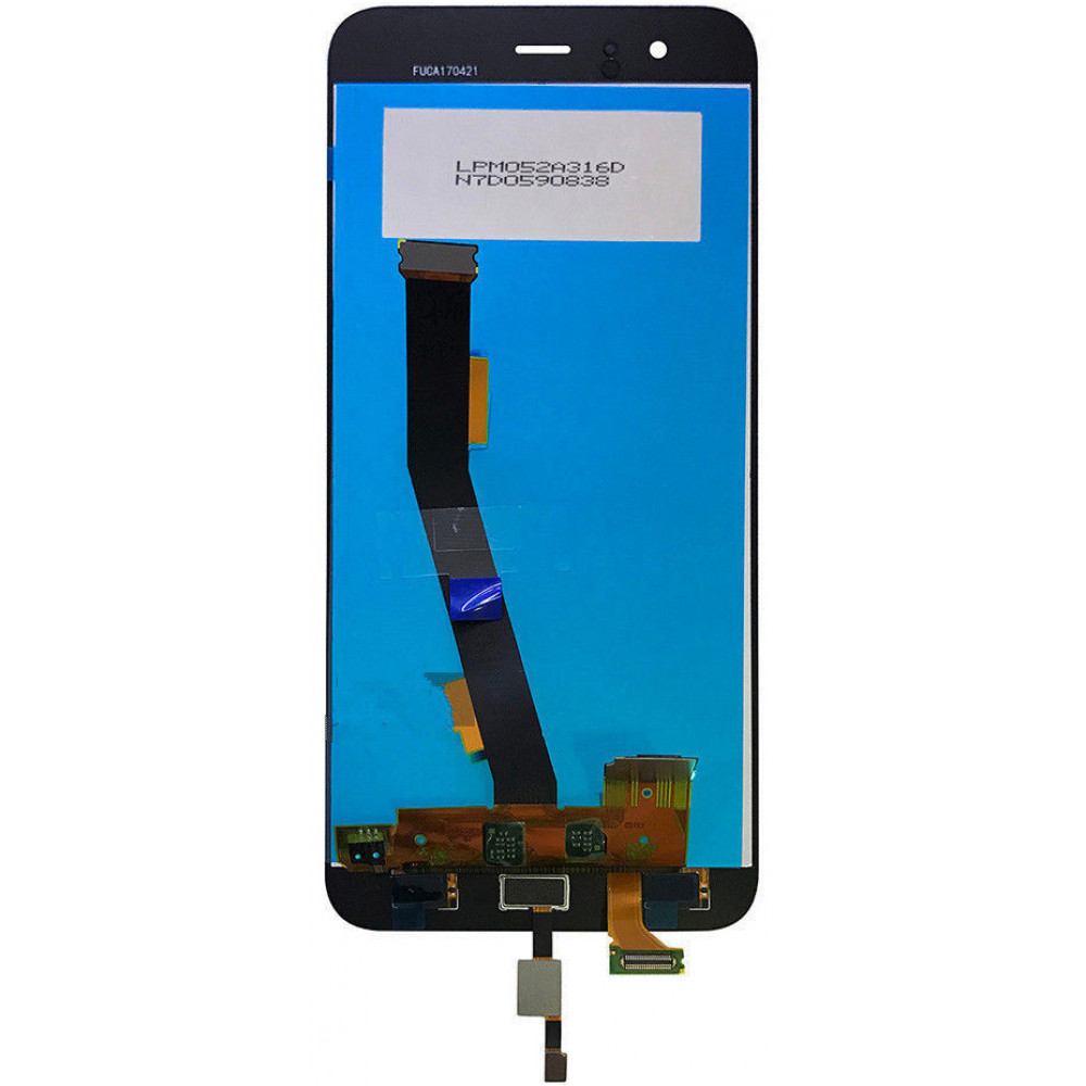 Дисплей для Xiaomi Mi6 в сборе с тачскрином и датчиком отпечатка, белый