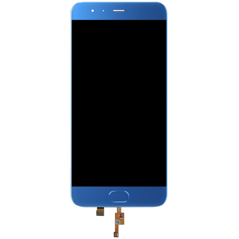 Дисплей для Xiaomi Mi Note 3 в сборе с тачскрином и кнопкой Home, синий