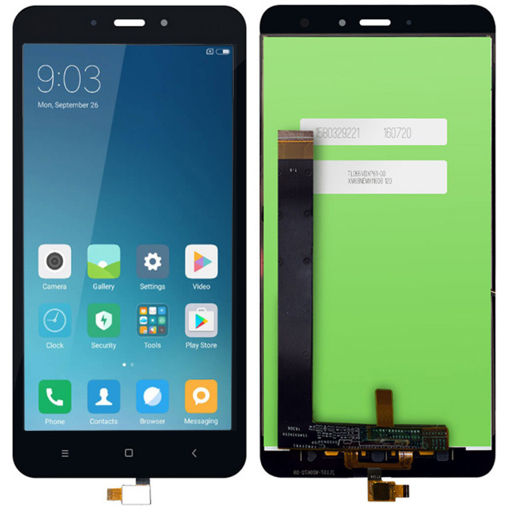 Дисплей для Xiaomi Redmi Note 4 Pro в сборе с тачскрином, черный
